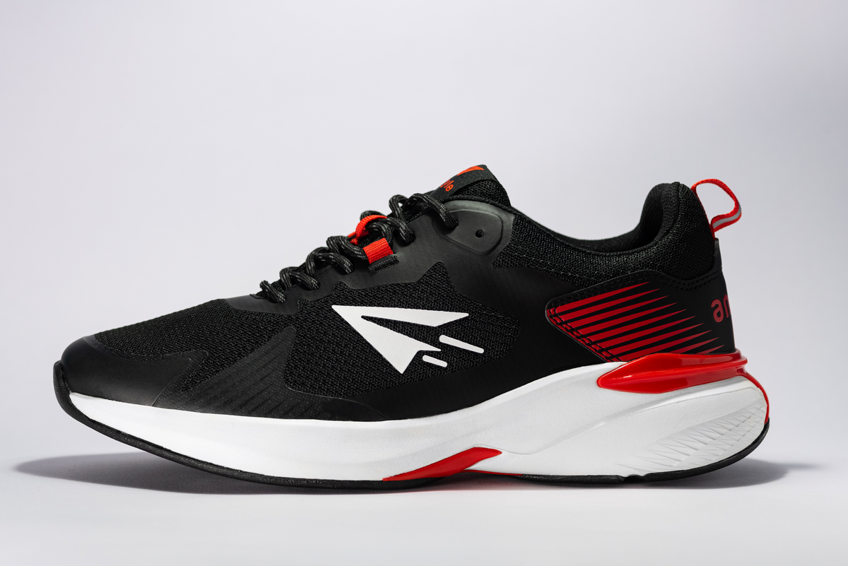 Anhyle Rebel Black Performance Running Training Shoes for Men and